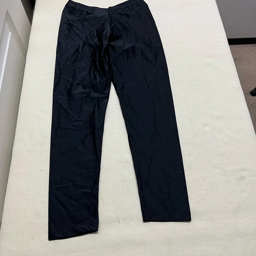 Melissa Simone XS black capri swim pants